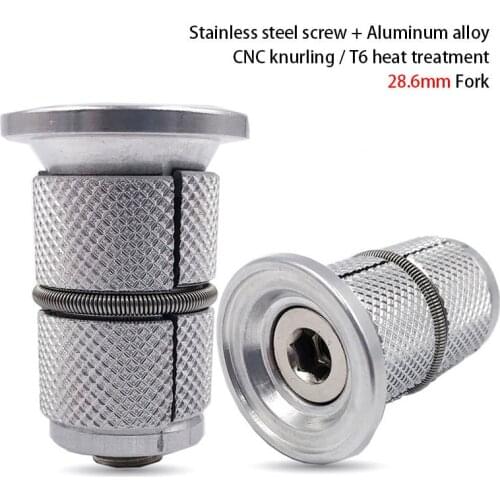 1/2/3PC MTB Fork Compression Plug Bicycle Fork Steerer 1-1/8" (28.6mm) Headset Top Cap Star Nut Adjuster Bike Expansion Bolt