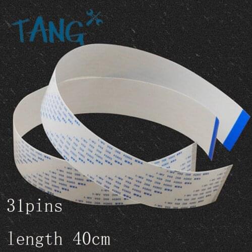 4PCS F186000 dx5 print head FFC flat cable 31pin 400mm length for epson DX5 printhead date cable Allwin Xuli Mutoh printer