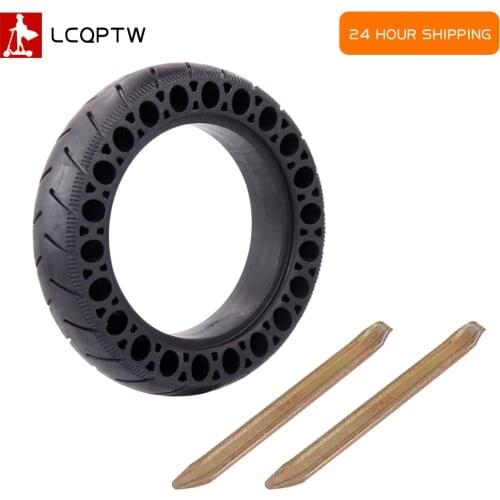9.5 inch Electric Scooter Tire Wheel Tyre Damping Shock Absorber Tire Rubber for Xiaomi M365 Non Pneumatic Tyre Solid Hole