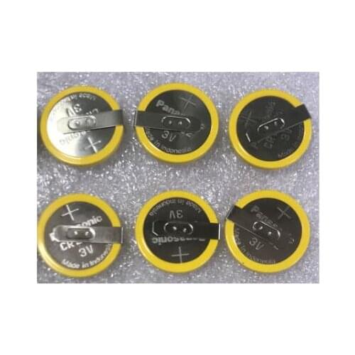 10pcs/lot Panasonic CR2016 3V Lithium Battery H type horizontal with 2 Soldering Pins CR 2016 Button Coin Batteries Cell