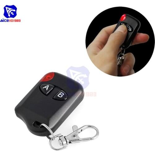2 Channel RF Wireless Remote Control 433MHz Transmitter for Garage Roller Curtain Door Locks Smart Home Improvement