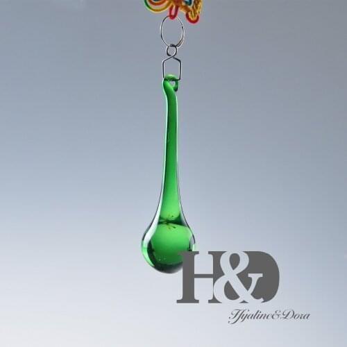 5PC Green 150mm K9 Crystal Raindrop Prisms Suncatcher Pendant Lamp Chandelier Parts Curtain Wedding Centerpieces Decoration DIY