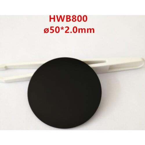50*2.0Mm Hwb800 Rg800 Infrared Transmission Filter Lens Black Glass Visible Light Absorption Cut-Off
