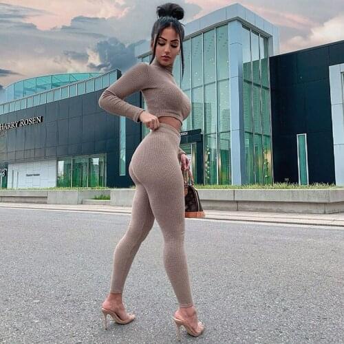 Autumn Hot Style Womens Solid Color Stitching Trousers Women Fashion Sports Style All-match Pants Suit