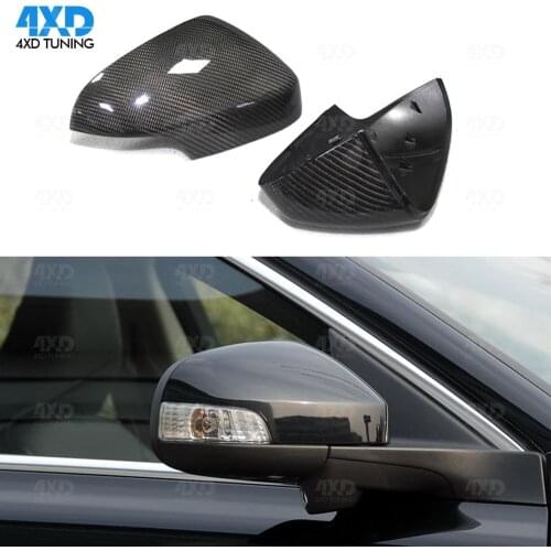 S80 Mirror Cover For Volvo S80 Carbon Fiber Side Rear View caps Mirror Cover 1:1 Replacement Style 2010 2011