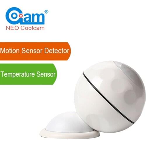 NEO COOLCAM NAS-PD02ZT Z-wave Plus PIR Motion Sensor Detector+Temperature Sensor Z wave Alarm System Motion Sensor EU 868.4Mhz