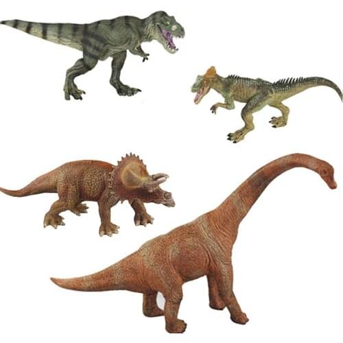 26cm size real life Dinosaur toys Action figures PVC Simulation Dinosaur Rex model brinquedos Triceratops Tyrannosaurus Rex