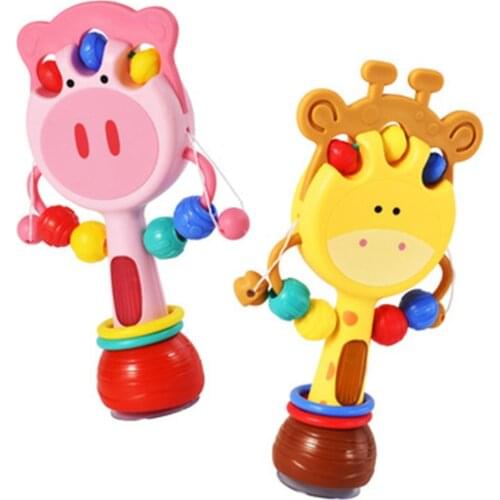 Suction Cup Toys For Newborns 0 12 Months Kids Teether Rattles Soft Educational Toys Teething Girls Boys Birthday Gifts