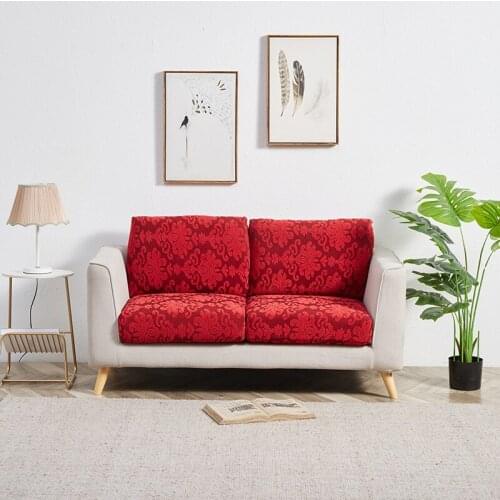 Classic European High Elastic Living Room Seat Cushion Cover Vintage Jacquard Sofa Cushion Cover Home Decoration Couch Covers