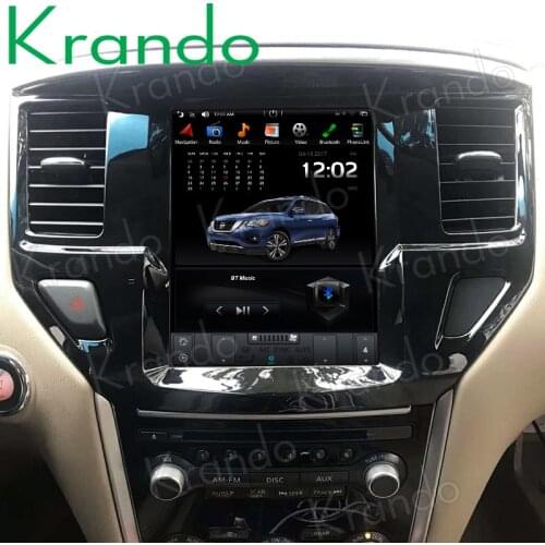 Krando Android 7.1 10.4" for Nissan Pathfinder tesla Vertical screen car radio gps GPS multimedia system for Nissan Pathfinder