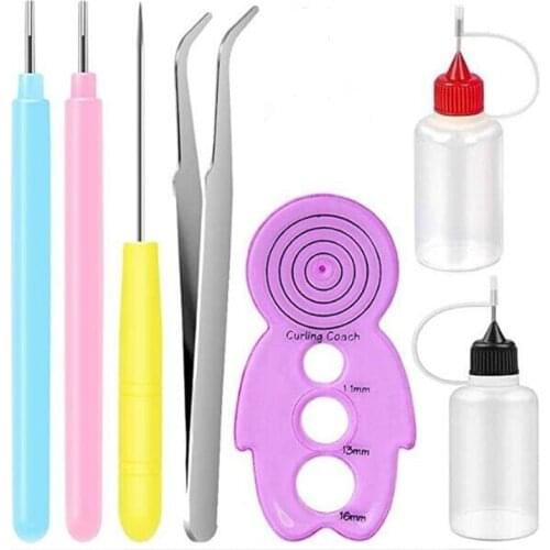 Quilling Paper Pen Tools 16-Piece Set Tweezers Awl Quality Quilling Paper Tool Set Quilling Paper Pen Kit for Quilling Paper DIY
