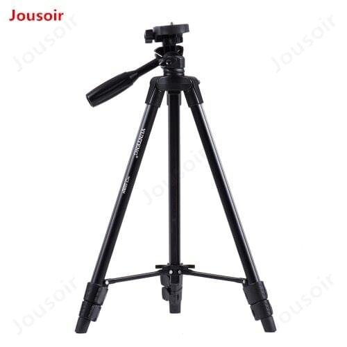 YUNTENG VCT-520RM Portable Camera Tripod Aluminum Alloy Tripod with Universal Smartphone Mount for ILDC Digital Camera CD15