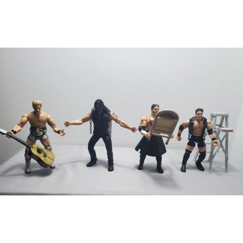 TNA Wrestler Gladiator AJ STYLES RAVEN ABYSS JEFF JARRETT figure model doll Boys collect toys