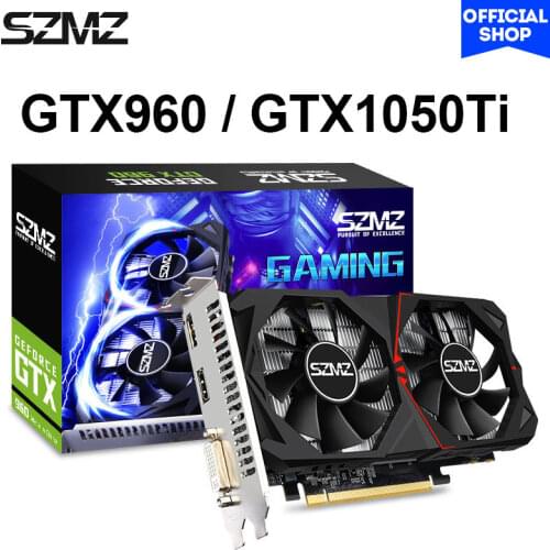 SZMZ New Video Card Original NVIDIA Geforce GTX 960 2GB 4GB GDDR5 128 bit Graphics Card GTX960 Gaming GPU non gtx 750 1050 ti