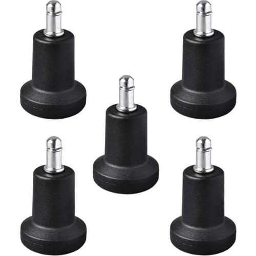 High Profile Bell Glides Replacement for Office Chair Without Wheels & Bar Stool, Fixed Stationary Caster Glide, 5-Pack