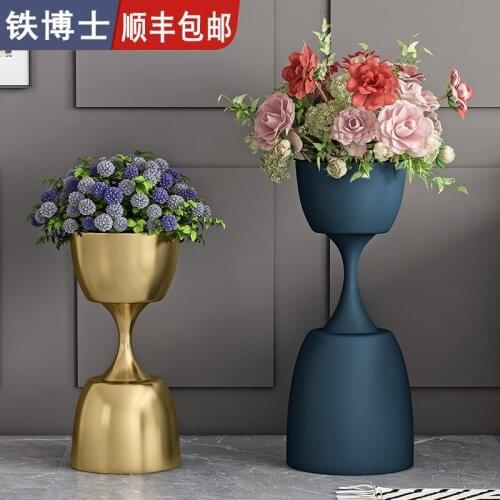 Iron Art Flower Shelf Balcony Floor Type Indoor Living Room Light Luxury Orchid Green Flower Pot Frame Plant Shelf