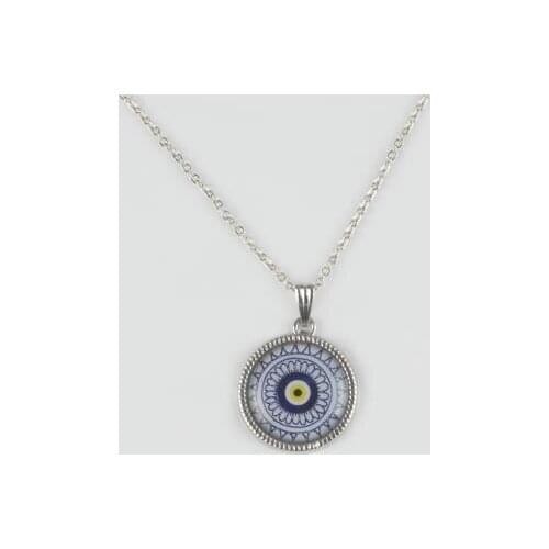 Evil eye Figured Pearl Necklace (Small)