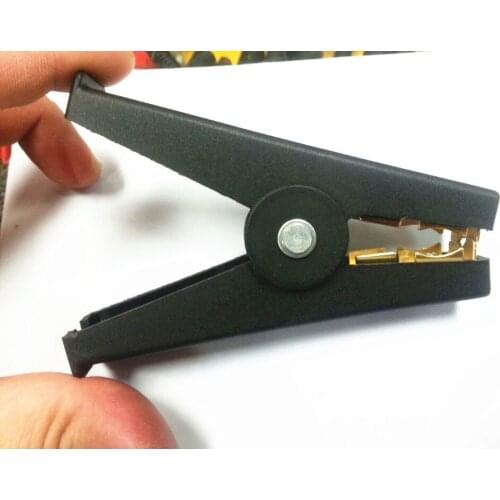 2pcs high quality 100A Insulated Car Battery Alligator Clip Clamp Copper 105mm