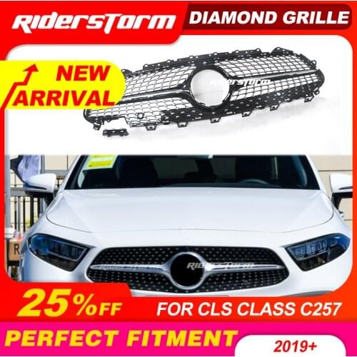 CLS class C257 diamond grill For CLS w257 Facelift Front Grille diamond grille 2018 2019 CLS300 CLS350 CLS450 CLS500 4 Matic