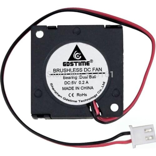 5 pcs/lot Gdstime Ball Bearing 5V 30mm 3cm Blower Fan Small Brushless DC Blower Cooling Fan 30x30x10mm 3010B 3cm 2Pin