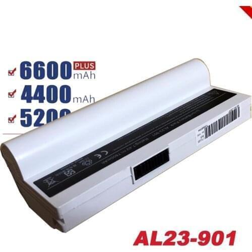 Laptop Battery AL23-901 AP23-901 AP22-1000 For Asus Eee PC 1000 1000H 1000HA 1000HD 1000HE 1000HG 901 904HD White