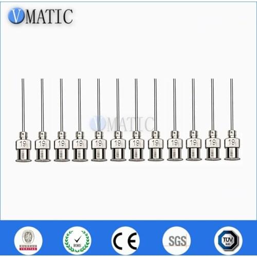Free Shipping 12Pcs 1 Inch Tip Length 19G Blunt Stainless Steel Dispensing Tips Dispenser Syringe Needle With Factory Price