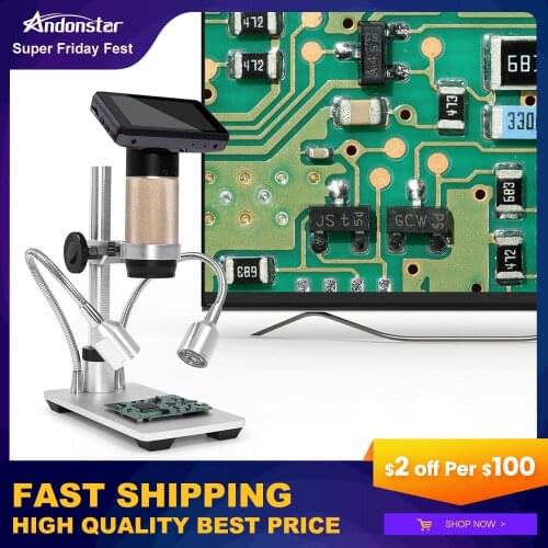Andonstar ADSM201 HDMI digital microscope 1080P microscope Soldering Phone Repair PCB inspection long object distance microscpe