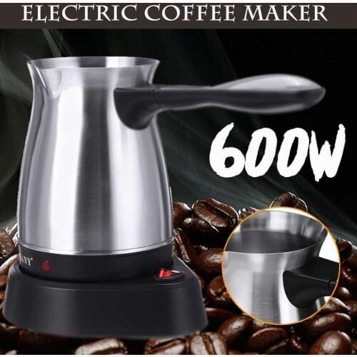 500ml Coffee Maker 600W Electric Coffee Percolato Coffee Pot Kitchen Espresso Machine Fast Heat Resistant Waterproof Coffee Make