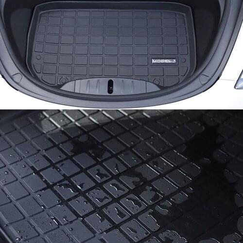Direct Car Front Trunk Mat Dustproof Odorless Washable Heavy-Duty All-Weather for Tesla Model 3 2017-2021 Flexibility Customized