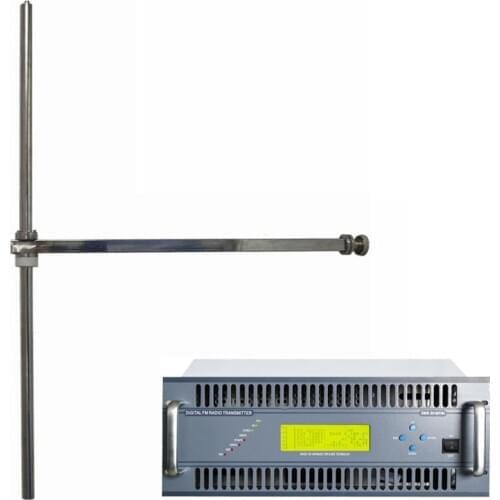 Émetteur de radiodiffusion fm professionnel et antenne radio ZHC618F-1000W pour station de radio fm