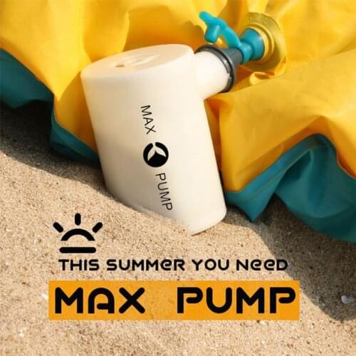 Mini Light Air Pump for Outdoor Air Bed Inflatables Quick Inflate Deflate Camping Tools USB Recharge Portable Waterproof 0.46PSI