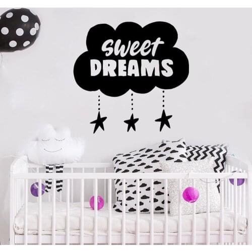 Sweet Dream On Cloud Wall Art Decal Sticker Home Living Room And Kids Room Decoration Removable A002914