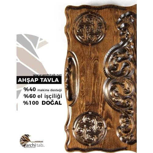 Natural Wood Carving Backgammon Buy