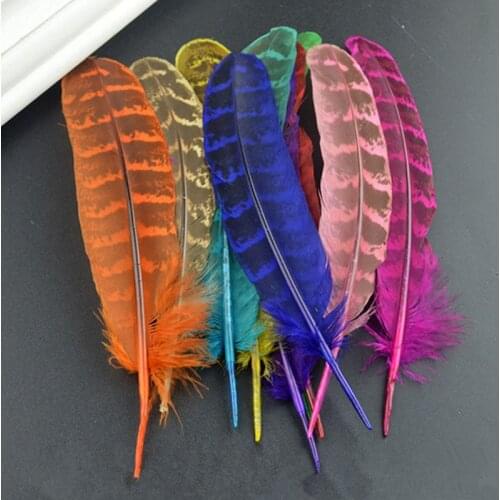 Natural Dyed Female Pheasant Feathers for Jewelry Making 4-6"/10-15CM Wedding Feathers Decoration Feathers for Crafts Carnival