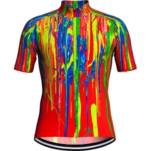 New Design Short Cycling JerseyMtb Bib 9D Pad Bike Anti-UV Breathable Bicycle Wear Sleeve Mountain Set Color Clothing Tops