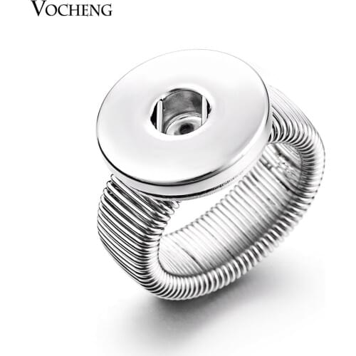 Wholesale 10PCS/Lot DIY Vocheng Snap Button Charms Ring Fit 18mm Jewelry NN-276*10 Free Shipping