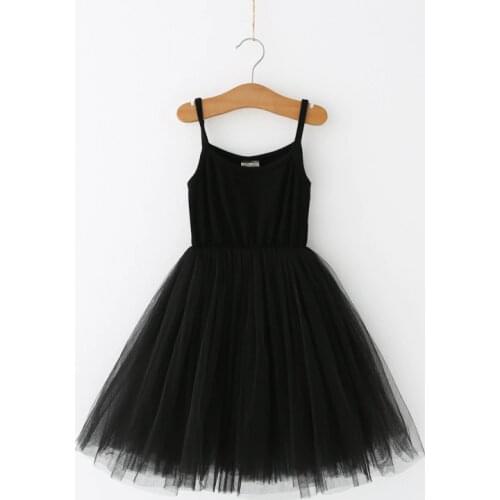 Girls Dress New Summer Dresses Children Clothing Princess Dress Sleeveless Girls Clothes Ball Gown Pink 3-7T