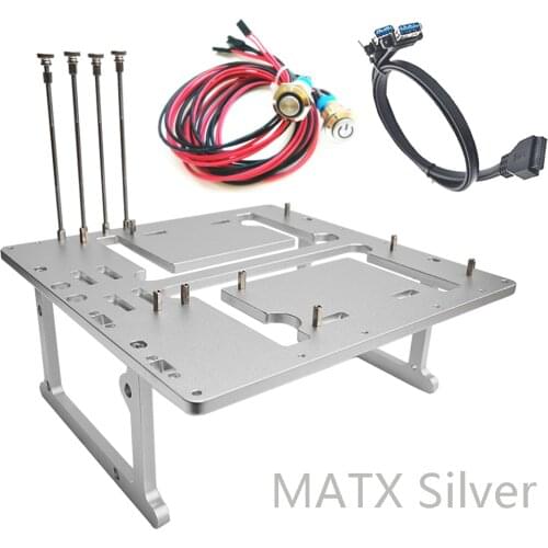 Open Air Test Bench PC Case Mini ITX MATX ATX PC Frame USB 3.0 Water Cooling Fan DIY Mod Overclocking HTPC NAS Graphics Card