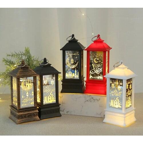 LED Ramadan Lantern Wind Lights Ramadan Decor For Home Eid Mubarak Islamic Muslim Party Decor EID Al Adha Ramadan Gifts
