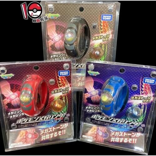 TOMY Pokemon Figure Bracelet Tyranitar Lucario Charizard Toys Collectible Anime Pocket Monsters Figure Wristband Toys Model Gift