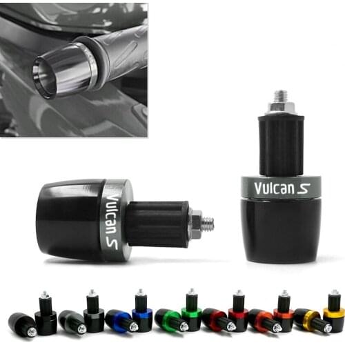 Universal Motorcycle 7/8" Handlebar Handle Bar Grip Ends Cap Cover Plug Slider For KAWASAKI VULCAN S 650 VN650 VULCAN/S 650cc