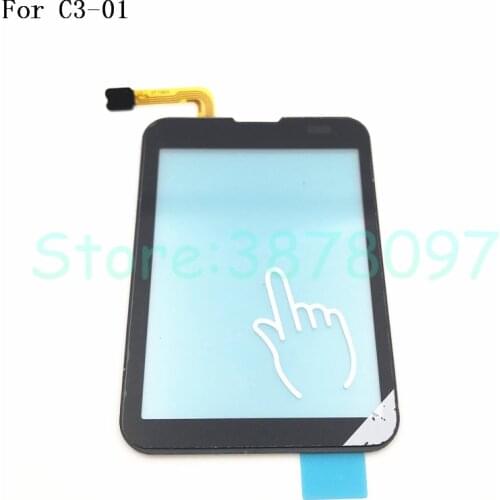 High Quality Original Touch Screen For Nokia C3-01 C3 01 Sensor Touch Screen Digitizer Front Glass Free Shipping +Tools