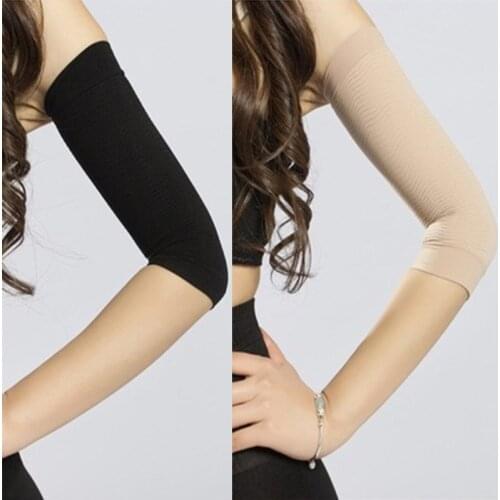 1pair Women Shaper Arm Sleeve Arm Weight Loss Thin Legs Thin Arm Calorie Off Fat Buster Slimmer Wrap Belt Ladies Face Lift Tool