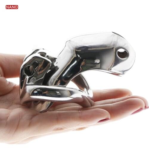 5 Type Silvery HT V3 Metal Chastity Device Stop Masturbation Cock Cage BDSM Abstinence Penis Ring Chastity Belt Sex Toys for Men