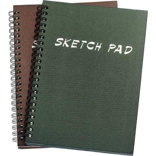 Sketch Book A4 SketchBook 35 Sheets Double Coil Notebook Blank White Drawing Painting Paper Graffiti Art Supplies Stationery