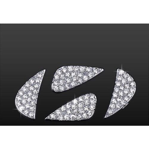 Car Steering Wheel Sign Logo Decorative Diamond Sticker For Hyundai Sonata Elantra IX35 IX25 Tucson Verna MISTRA Car Accessories