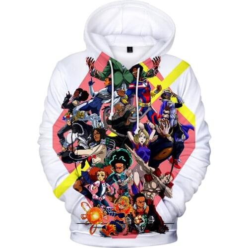 2021The Boondocks Hoodie Men Women Fashion Hip Hop Cartoon Hoodies Harajuku Popular Hooded Pullover The Boondocks 3D Sweatshirts