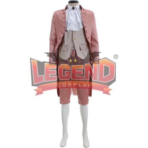 MEN medieval Costume Vintage Revolution Rococo mens outfit Halloween Holidays Party Cosplay Uniform Suit Outfit