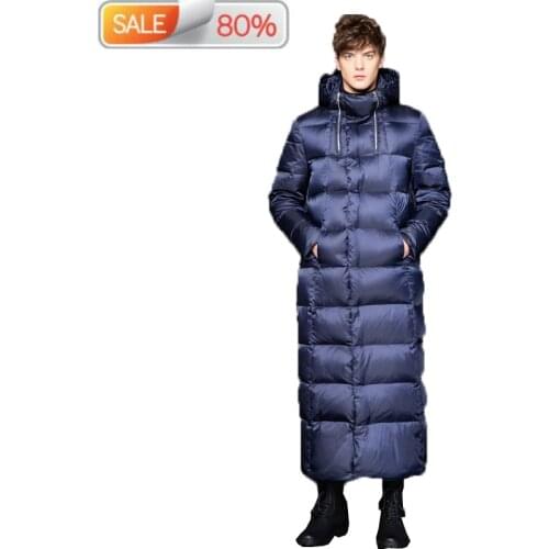 2020 New Goose Men Long Thick Korean Mens Winter Jackets Down Coat puffer Jacket Doudoune Homme B21335