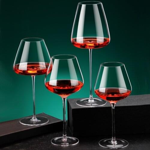 New 2PCS/Set Lead-Free Crystal Goblet Wine Glass Water Champagne Glasses Bordeaux Burgundy Wedding Party Birthday Gift